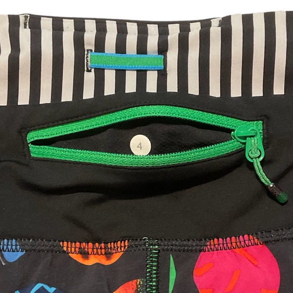 Lululemon Seawheeze 2015 Circle Pills Speed Shorts Womens Sz 4 - Picture 5 of 6